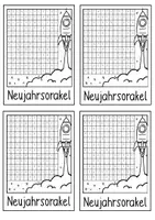 Vorschau - Arbeitsblätter - Neujahrsorakel / Neujahr / Silvester - Suchsel Orakel mit Rakete - Seite 3
