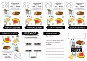 Vorschau - Spiele - Frühstücks-Check - gesunde Ernährung - Faltheft - ausgewogenes Frühstück - Seite 2