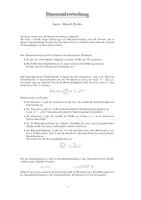 Vorschau - Arbeitsblätter - Binomialverteilung - Deckblatt