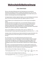 Vorschau - Arbeitsblätter - Wahrscheinlichkeitsrechnung - Deckblatt