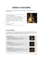 Vorschau - Arbeitsblätter - digitales EscapeGame "Diebe in Versailles" - Seite 3