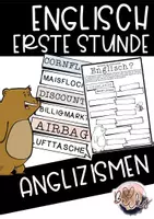Vorschau - Unterrichtsreihen - Erste Englischstunde (Anglizismen) - Deckblatt