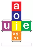 Vista previa - Juegos / Gamificación - Juego de vocales para colorear - página 3