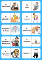 Vorschau - Spiele - Domino en français les métiers/die Berufe - Seite 2