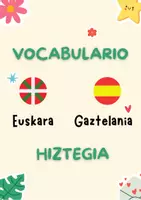 Vista previa - Refuerzo / NEE / Materiales de apoyo - CUADERNO DE VOCABULARIO (CASTELLANO-EUSKERA) - página 2