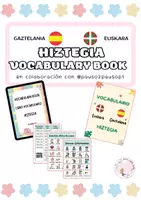 Vista previa - Refuerzo / NEE / Materiales de apoyo - CUADERNO DE VOCABULARIO (CASTELLANO-EUSKERA) - Portada