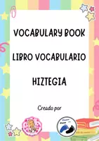 Vista previa - Refuerzo / NEE / Materiales de apoyo - VOCABULARY BOOK (ENGLISH-EUSKERA) - página 1