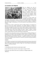 Vorschau - Arbeitsblätter - Europeos vs. indígenas – Diferencias entre las dos culturas - Deckblatt