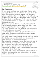 Vorschau - Arbeitsblätter - Der Froschkönig -vereinfacht- Direkte Rede - Seite 3