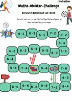 Vorschau - Spiele - Materialpaket: Mathe-Meister-Challenge Extrem - Seite 1