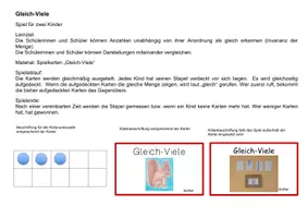 Vorschau - Spiele - Lernspiel zur Mengenerfassung: Gleich-Viele - Seite 1