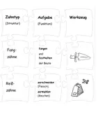 Vorschau - Spiele - Wiederholung Puzzle Hund und Katze Klasse 5 Biologie Struktur und Funktion - Seite 1