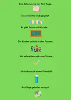 Vorschau - Fördermaterial/Inklusion - Laufdiktat 3-mal differenziert: Die Schule - Seite 2