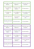 Vorschau - Spiele - Speaking Game (Bluffing): First Conditional - Seite 1