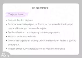 Vista previa - Refuerzo / NEE / Materiales de apoyo - Tarjetas de autoinstrucciones para resolver tareas - página 2
