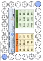 Aperçu - Préparation de séance / Séance complète - l’eure Bingo - 12 jeux de Bingo - Horloge - Page 2