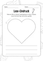 Vorschau - Arbeitsblätter - Mini Lesetagebuch - Leseförderung - Seite 2