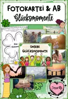 Vorschau - Arbeitsblätter - Glück | Fotokartei & Arbeitsblatt: Glücksmomente - Deckblatt