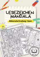 Vorschau - Mal- und Bastelvorlagen - Lesezeichen zum Ausmalen - Mandala - Deckblatt