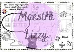 anteprima - Esercizi - Messaggio nascosto orizzontale - Pagina di copertina