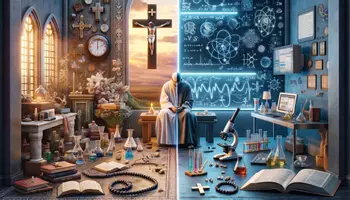 Vorschau - Arbeitsblätter - Das Verhältnis von Religion und Naturwissenschaft in den Medien - Deckblatt