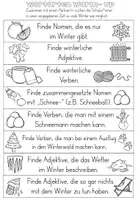 Vorschau - Arbeitsblätter - Winter - Nomen, Verben, Adjektive - viele Arbeitsblätter zu den Wortarten - Seite 2
