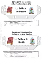 anteprima - Materiale per pittura e bricolage - La Bella e la Bestia - Marionette a Dito - Favola - Pagina 3