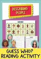 Vorschau - Arbeitsblätter - Describing People: Guess who? / Personenbeschreibung (Englisch) - Deckblatt