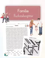 Vorschau - Arbeitsblätter - Suchsel zum Thema Familie (Buchstabengitter) - Deckblatt