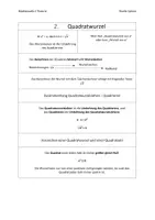 Vorschau - Arbeitsblätter - Die Menge der reellen Zahlen Merkblätter - Seite 1
