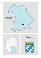 Vorschau - Arbeitsblätter - Deutschland Bundesländer & Hauptstädte Bildkarten 🇩🇪 🌍 Tafelmaterial & Arbeitsblatt - Seite 2