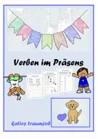 Vorschau - Arbeitsblätter - Verben - Präsens üben - Deckblatt