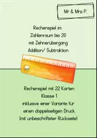 Vorschau - Spiele - Rechenspiel-ZR20-mit Zehnerübergang-Addition Subtraktion-MrAndMrsP - Deckblatt
