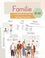 Vorschau - Arbeitsblätter - Meine Familie - Arbeitsblätter für DaF/ DaZ (A1) - Deckblatt