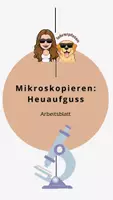 Vorschau - Arbeitsblätter - Untersuchung eines Heuaufgusses Mikroskopieren - Deckblatt