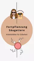 Vorschau - Arbeitsblätter - Arbeitsblätter Stillarbeit Säugetiere Fortpflanzung - Deckblatt