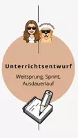 Vorschau - Stundenentwürfe - Unterrichtsentwurf Leichtathletik (Weitsprung, Sprint, Dauerlauf) - Deckblatt