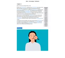Vorschau - Stundenentwürfe - Akne /Sachtext/PDF-Arbeitsblätter/interaktiv/H5P/Moodle/+Lösungen - Seite 1