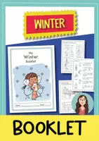Vista previa - Hojas de trabajo - My Winter Booklet - cuaderno de actividades (inglés) - Portada