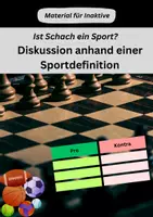 Vorschau - Arbeitsblätter - Material für Inaktive- Ist Schach ein Sport Diskussion anhand einer Sportdefinition - Deckblatt