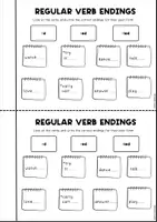 Aperçu - Feuilles d'exercices - THE SIMPLE PAST Mini Booklet | Grammar - Page 2