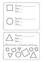 Vorschau - Arbeitsblätter - Flächen und Körper Mathe Klasse 1/2 Lernheft Lernspiel - Seite 2