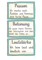 Vorschau - Merkblätter - Vorleseregeln: Tafelmaterial & Plakat - Deutsch - Kl. 2/3 (Zuhören & Vortragen) - Seite 2