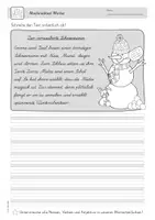 Vorschau - Arbeitsblätter - Abschreibtexte Winter | Lateinische Ausgangsschrift (LA) | Grundschule - Seite 3