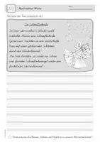 Vorschau - Arbeitsblätter - Abschreibtexte Winter | Schulausgangsschrift (SAS) | Grundschule - Seite 1