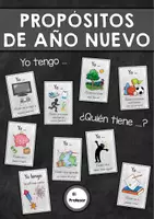 Vorschau - Spiele - Propósitos de Año Nuevo - Yo tengo - ¿Quién tiene? (Neujahrsvorsätze) - Deckblatt