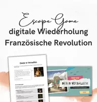 Vorschau - Arbeitsblätter - digitales EscapeGame "Diebe in Versailles" - Deckblatt