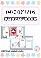 Vista previa - Tarjetas / Manipulativos - COOKING RECIPES CREATION BOOK KIT - Portada