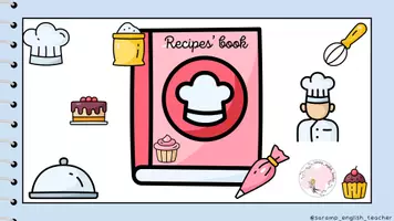 Vista previa - Tarjetas / Manipulativos - COOKING RECIPES CREATION BOOK KIT - página 1