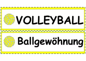 Vorschau - Aufgabenkarten - Volleyball im Sportunterricht - Seite 1